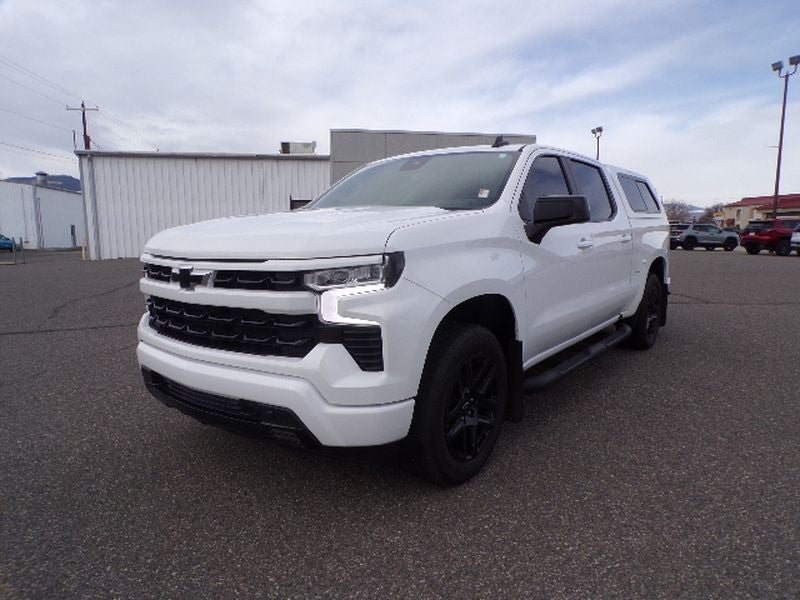 2023 Chevrolet Silverado 1500 RST in Summit White — front three-quarter view