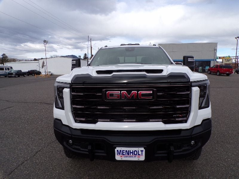 2026 GMC Sierra 2500 HD AT4X in Summit White — front three-quarter view