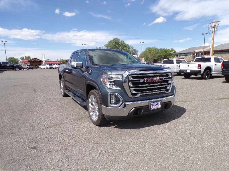 2022 GMC Sierra 1500 Limited SLT in Dark Sky Metallic — front three-quarter view