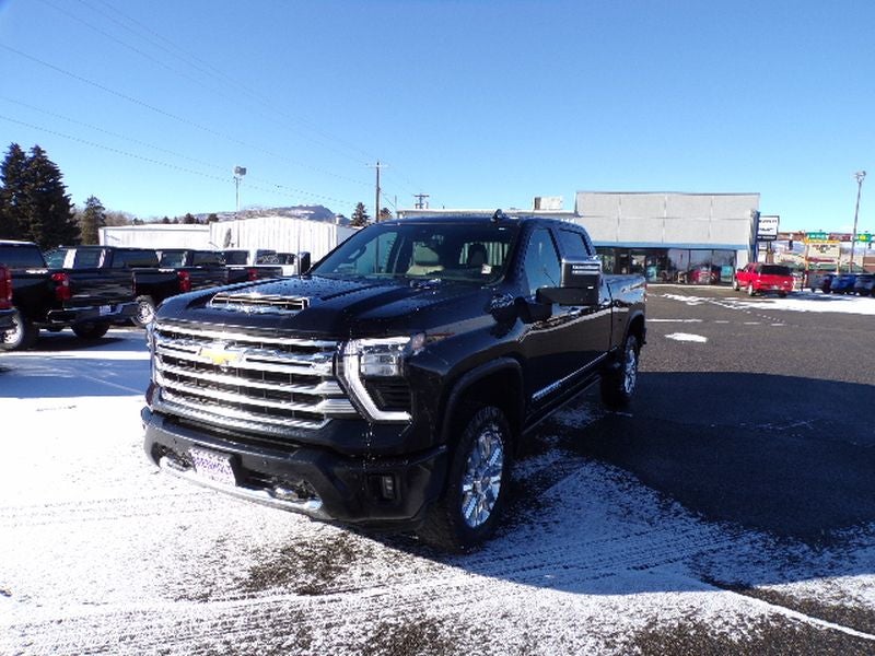 2024 Chevrolet Silverado 3500 HD High Country in Black — front three-quarter view