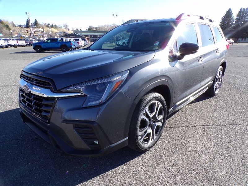 2024 Subaru Ascent Limited in Gray — front three-quarter view