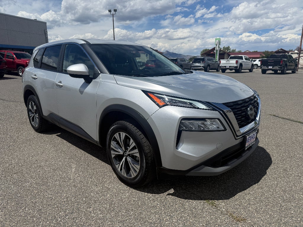 2023 Nissan Rogue — rear three-quarter view